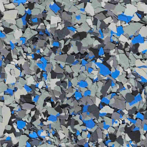 Sea Serpent polyurea flake floor color