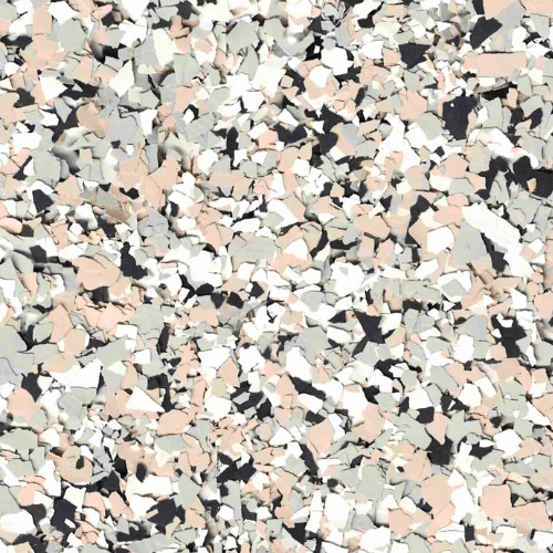 Cabin Fever polyurea flake floor color