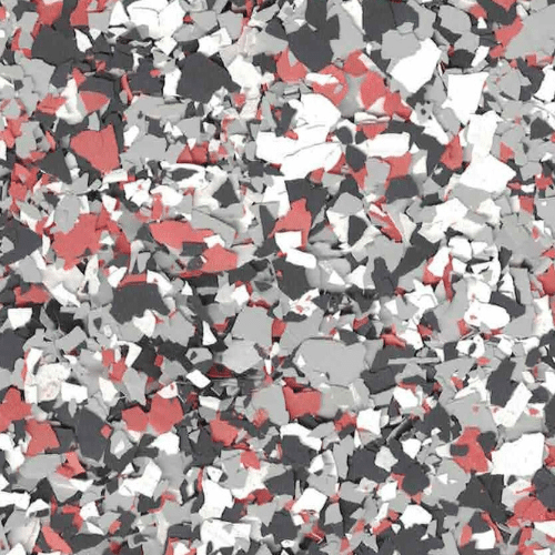Hog polyurea flake floor color
